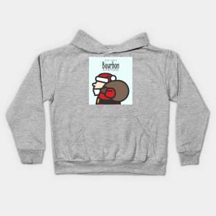 Our Santa Gets Bourbon Kids Hoodie